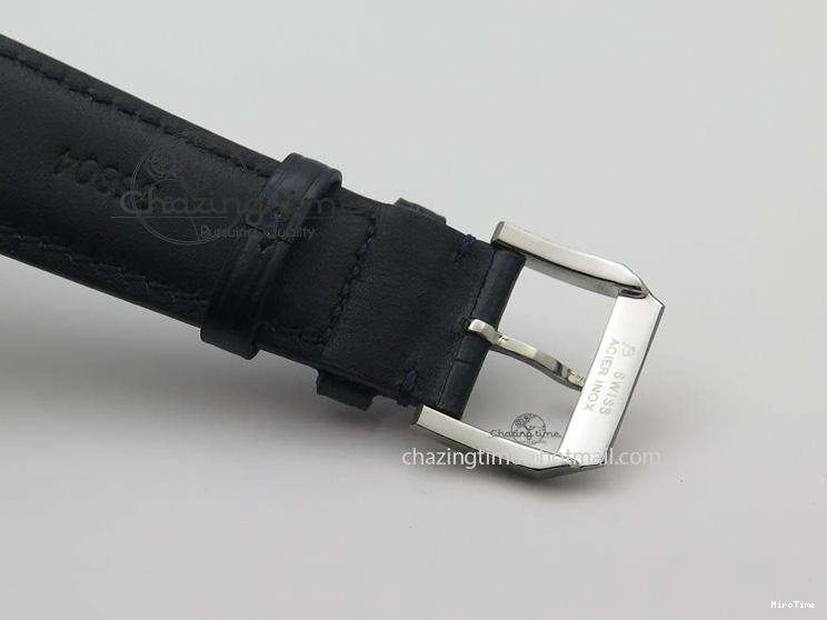 MIROTIME 0210 Thermal Ingeniuer St.Laurens SS Blue Dial MKF 1:1 V2 Best Edition On Black Leather Strap A 7353